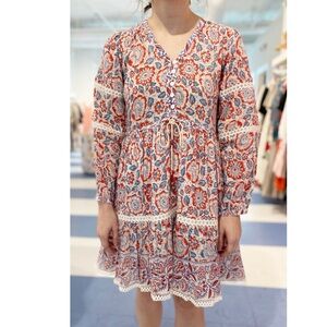 Bell By Alicia Bell Patton Long Sleeve Mini Dress S Small